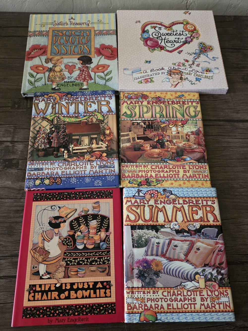 Mary Engelbreit Seasonal Book Collection — Lot Of Six Books